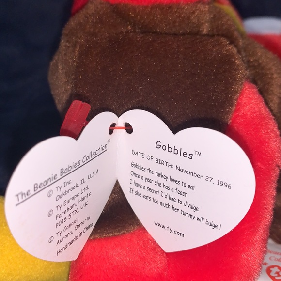 Gobbles- Original Beanie Baby - Picture 5 of 5